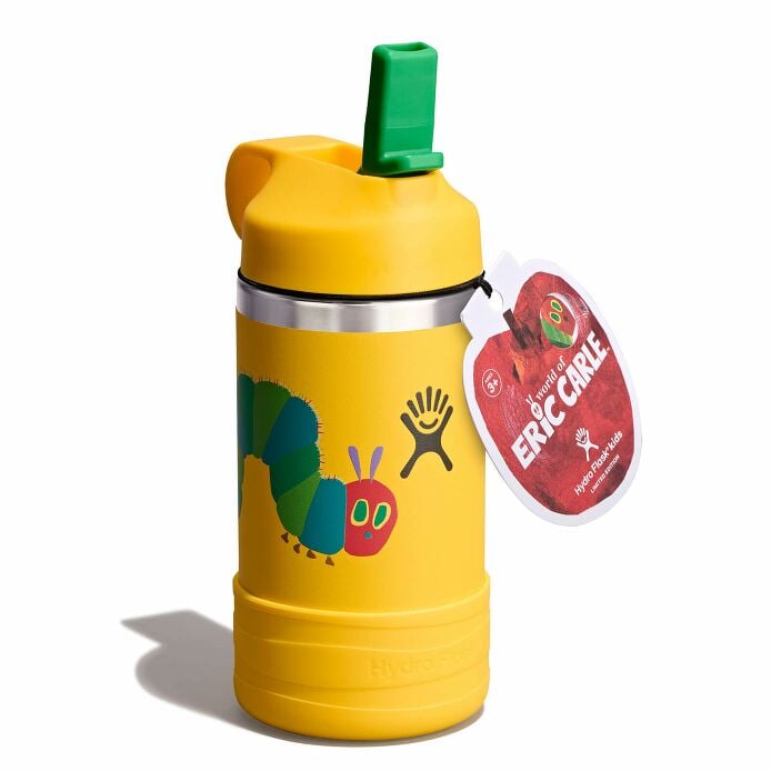 kids-12-oz-bottle-world-of-eric-carletm-t6 le26-w12-1000-kids-12-oz-wide-straw-cap-and-boot-yellow-caterpillar-angled-lid-open-withtag_1.jpg